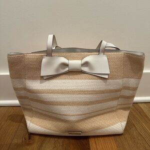 Kate Spade Clement Street Straw tote bag